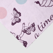 Sprookje Eens Op Een Tijd Met Vlinders Tissuepapier (Detail)
