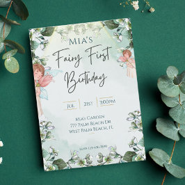 Sprookje Eerste Betoverde Bos 1e Verjaardag  Kaart