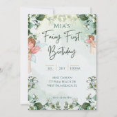 Sprookje Eerste Betoverde Bos 1e Verjaardag  Kaart (Voorkant)