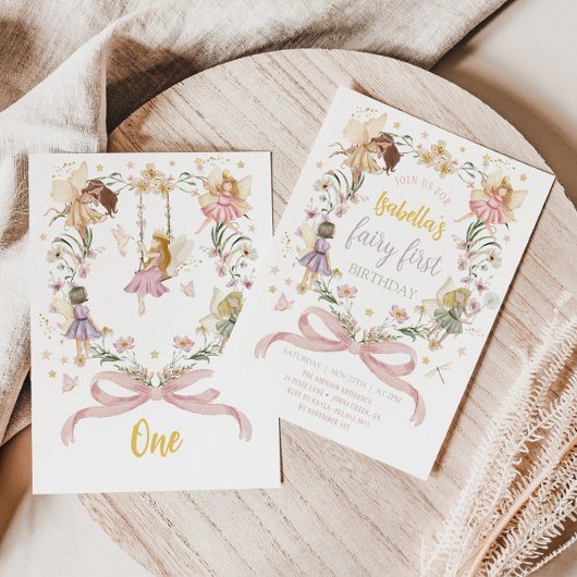 SPROOKJE EERSTE VERJAARDAG Fairy Garden Verjaardag Kaart