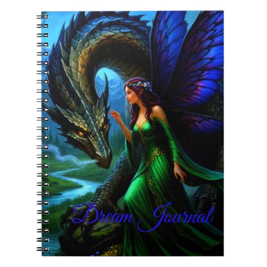 Sprookje en Draken Droomjournaal Notitieboek (Voorkant)