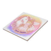 Sprookje en Eenhoorn Tegeltje (Zijkant)