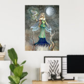 Sprookje en Kleine Pegasus Poster van Molly Harris (Thuiskantoor)