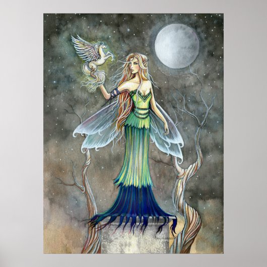 Sprookje en Kleine Pegasus Poster van Molly Harris (Voorkant)