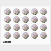 Sprookje en Tulp Ronde Stickers (Vel)