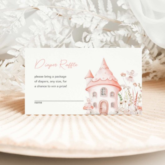 Sprookje en Wildbloemen Luier Raffle Informatiekaartje