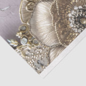 Sprookje Fantasia Majestic Vogel Lavendel Blauw Tissuepapier (Detail)