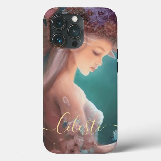 Sprookje in de maanlichttuin aquarel Case-Mate iPhone case (Achterkant)