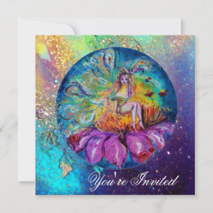 SPROOKJE IN DE NACHT, roze geel blauw rode vonken Kaart