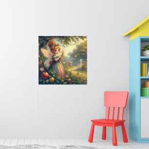 Sprookje in de tuin poster