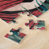 Sprookje in een bloemenweide waterverf legpuzzel (Zijkant)