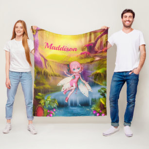 Sprookje in een Magisch Bos Fleece Deken