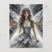 Sprookje in een Mode Show Waterverf Briefkaart (Voorkant)