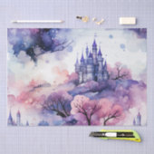 Sprookje in Fairyland Donkerblauw Paarse en Roze Tissuepapier (Craft)