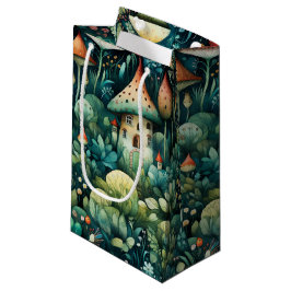 Sprookje in Fairyland Mushroom House Groen Sinaasa Klein Cadeauzakje