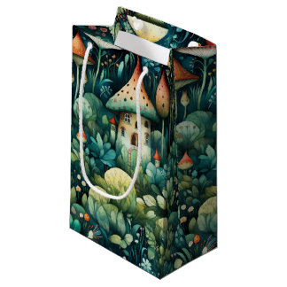 Sprookje in Fairyland Mushroom House Groen Sinaasa Klein Cadeauzakje