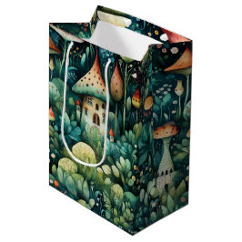 Sprookje in Fairyland Mushroom House Groen Sinaasa Medium Cadeauzakje