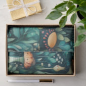 Sprookje in Fairyland Mushroom House Groen Sinaasa Tissuepapier (Geschenk)