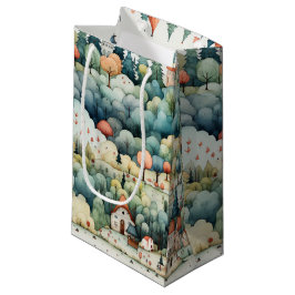 Sprookje in Fairyland Village Groen en Sinaasappel Klein Cadeauzakje