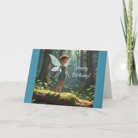 Sprookje in het bos kaart (Voorkant)