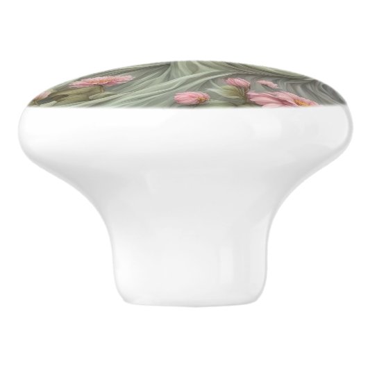 Sprookje in het bos keramische knop (Zijkant)