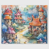 Sprookje in het sprookjesland inpakpapier (Vlak)