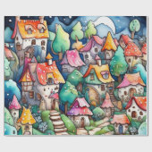 Sprookje in het sprookjesland inpakpapier (Vlak)