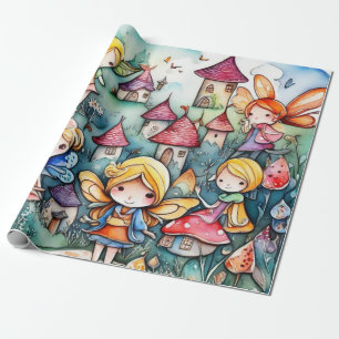 Sprookje in het sprookjesland inpakpapier