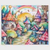 Sprookje in het sprookjesland inpakpapier (Vlak)