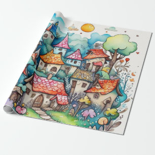 Sprookje in het sprookjesland inpakpapier