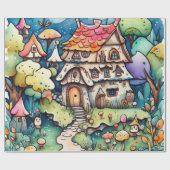 Sprookje in het sprookjesland inpakpapier (Vlak)