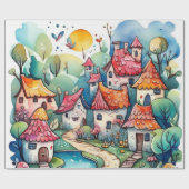 Sprookje in het sprookjesland inpakpapier (Vlak)