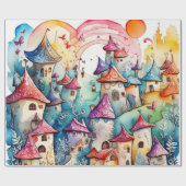 Sprookje in het sprookjesland inpakpapier (Vlak)