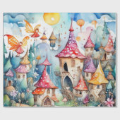 Sprookje in het sprookjesland inpakpapier (Vlak)