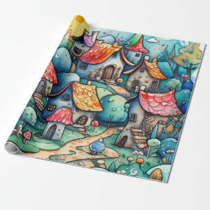 Sprookje in het sprookjesland inpakpapier