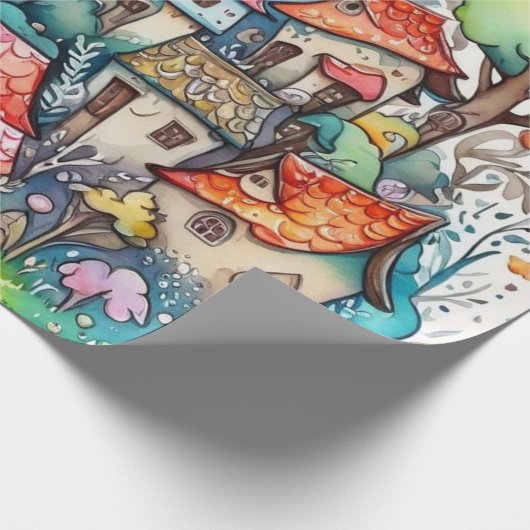 Sprookje in het sprookjesland inpakpapier (Hoek)