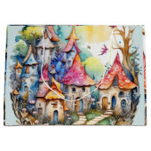 Sprookje in het sprookjesland inpakpapier groot cadeauzakje (Voorkant)