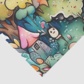 Sprookje in het sprookjesland inpakpapier tissuepapier (Detail)