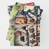 Sprookje in het sprookjesland inpakpapier vel (In situ)