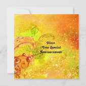 SPROOKJE IN ROOD geel groen Aankondiging (Achterkant)