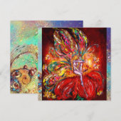 SPROOKJE IN ROOD geel groen blauw Aankondiging (Voorkant / Achterkant)