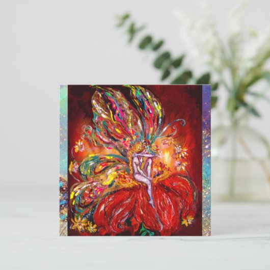 SPROOKJE IN ROOD geel groen blauw Aankondiging (Staand voorkant)