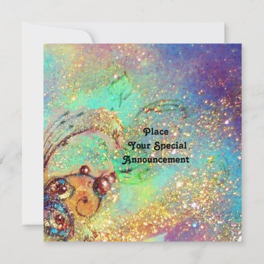 SPROOKJE IN ROOD geel groen blauw Aankondiging (Achterkant)