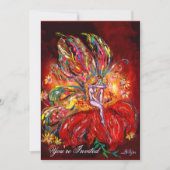 SPROOKJE IN ROOD geel groen Kaart (Voorkant)