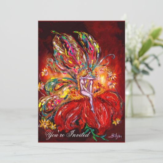 SPROOKJE IN ROOD geel groen Kaart (Staand voorkant)