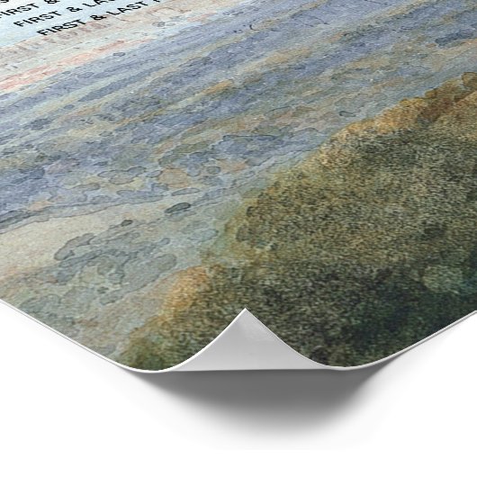  Sprookje Kasteel Bos Zitkaart Poster (Hoek)