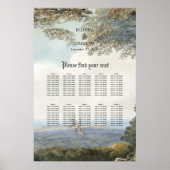  Sprookje Kasteel Bos Zitkaart Poster (Voorkant)