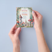 Sprookje Kasteel Bruiloft Fairycore Prinses Magic Flyer (Hand)