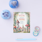 Sprookje Kasteel Bruiloft Fairycore Prinses Magic Flyer (Enkel)