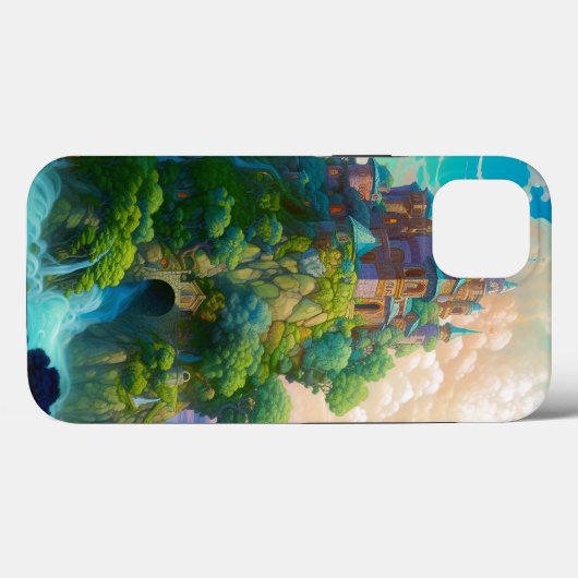 Sprookje Kasteel Fantasie Kunst Case-Mate iPhone Case (Achterkant (horizontaal))